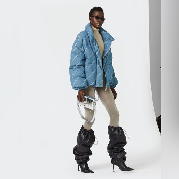 Brandon Blackwood Medium Nia Bag- Metallic Silver Leather - Picture 8 of 9